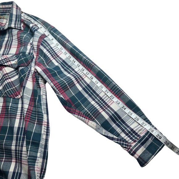 Anchor Blue | Men | Y2K Vintage Double Pocket Heavy Twill Shirt Jacket | Large - Picture 4 of 10